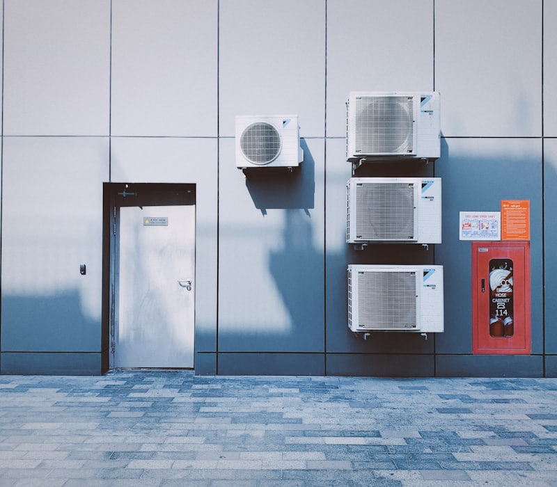 Wall-mounted split air conditioning units